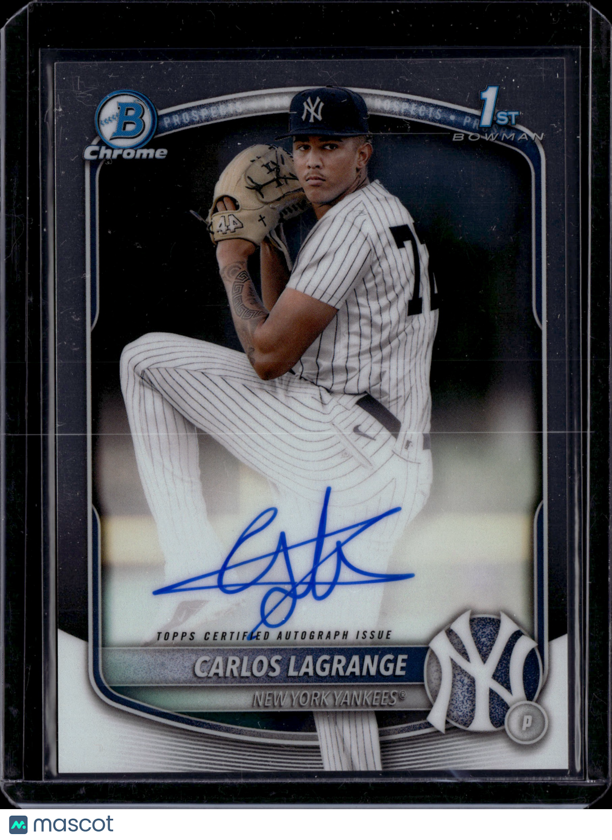 2025 Topps Bowman Chrome Carlos Lagrange #CPA-CL 1st Bowman Auto