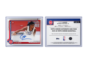 2025-26 Topps Chrome Basketball Chaz Lanier Base Autograph Rookie Card #TCAR-CL