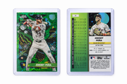 2025 Topps Cosmic Chrome Baseball Jeremy Peña Green Space Dust Refractor #89 — 24/75