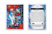 2023 Topps Chrome Baseball Lou Brock Light Speed Orange Refractor #LS-22 — 06/10