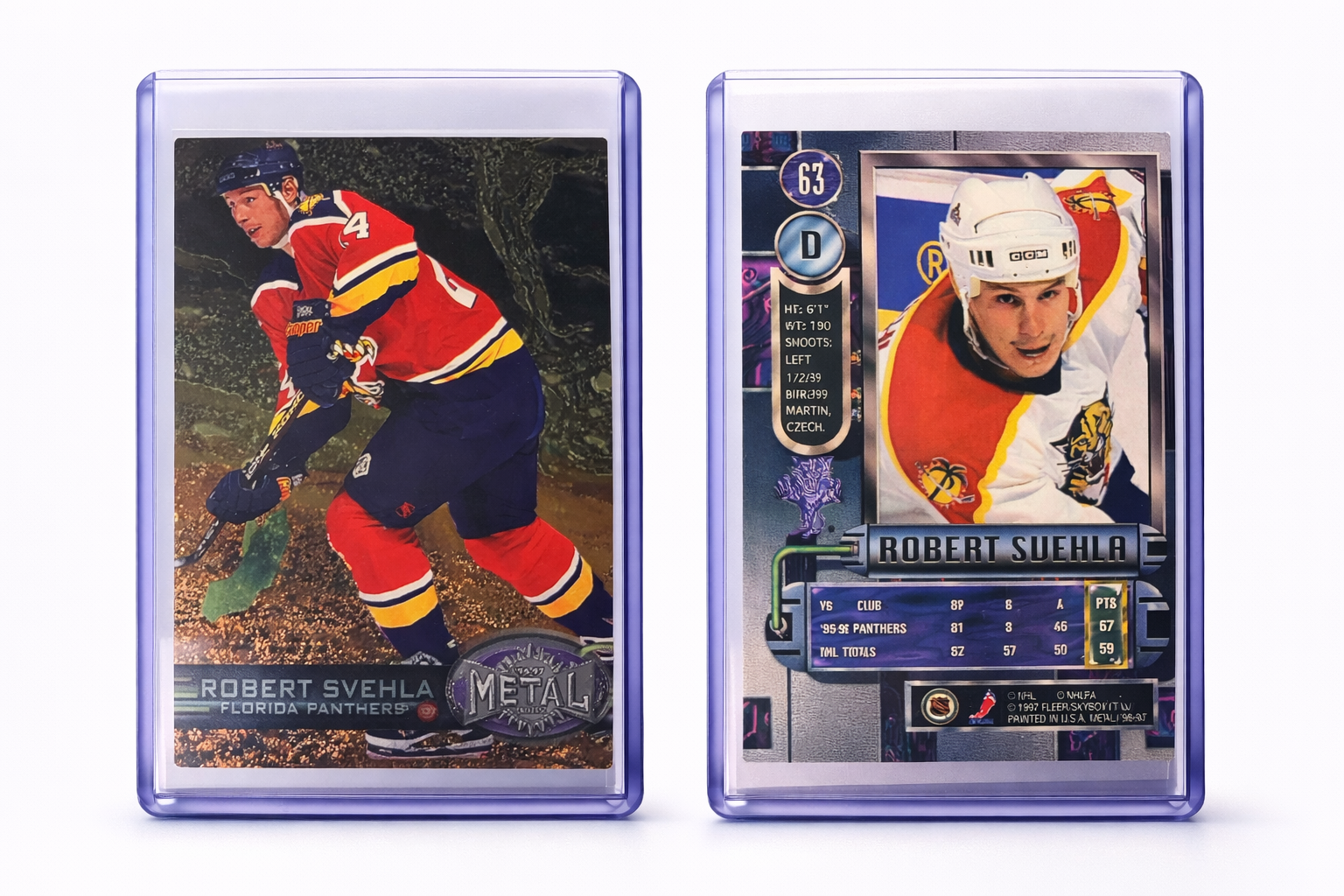 1996-97 Fleer Metal Universe Hockey – Robert Svehla | Florida Panthers