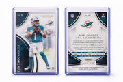 2025 Panini Immaculate Collection Football – Tua Tagovailoa Red Parallel /75 | Miami Dolphins