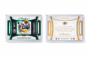 2024 Panini Flawless Football Matthew Golden Debut Duals Dual Patch RC #DD-MGN Aquamarine 1/2 — Green Bay Packers