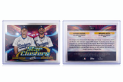 Shohei Ohtani / Mookie Betts 2025 Topps Chrome Star Clusters Los Angeles Dodgers #DSC-4