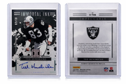 Ted Hendricks 2025 Panini Impeccable Immortal Ink Auto /49 Los Angeles Raiders #II-THS #18/49
