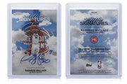 Rasheed Wallace 2025-26 Topps Chrome Sky-Write Signatures Auto Blue /150 Pistons #116/150